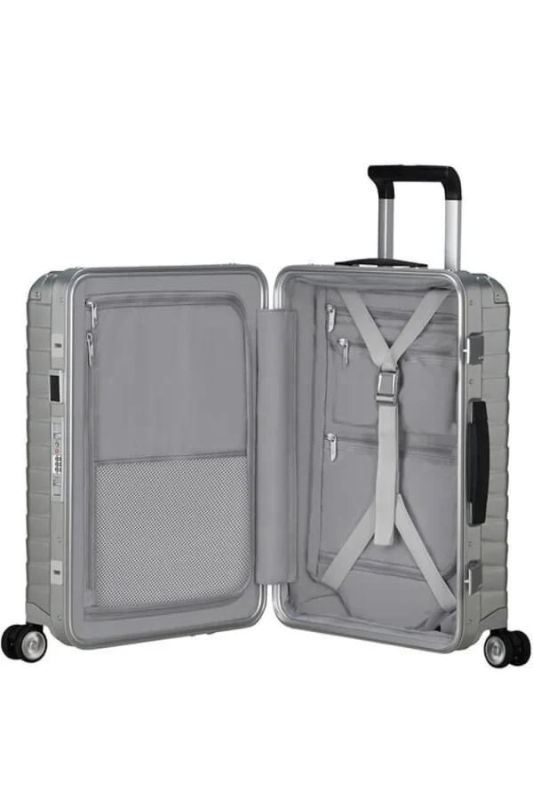 Samsonite Proxis Alu Nelipyöräinen matkalaukku 55cm Aluminium Outlet