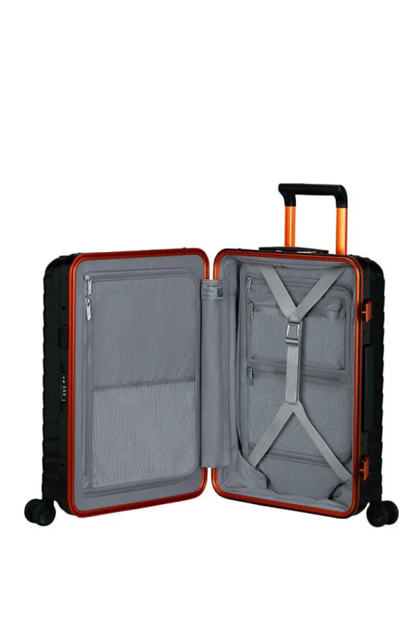 Samsonite Proxis Alu Nelipyöräinen matkalaukku 55cm Graphite/Apricot Hot