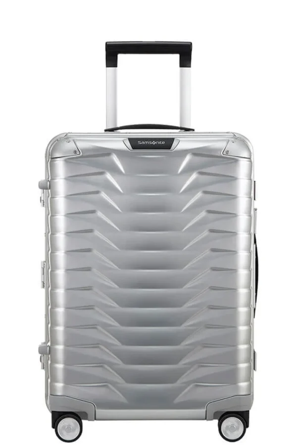 Samsonite Proxis Alu Nelipyöräinen matkalaukku 55cm Aluminium Outlet