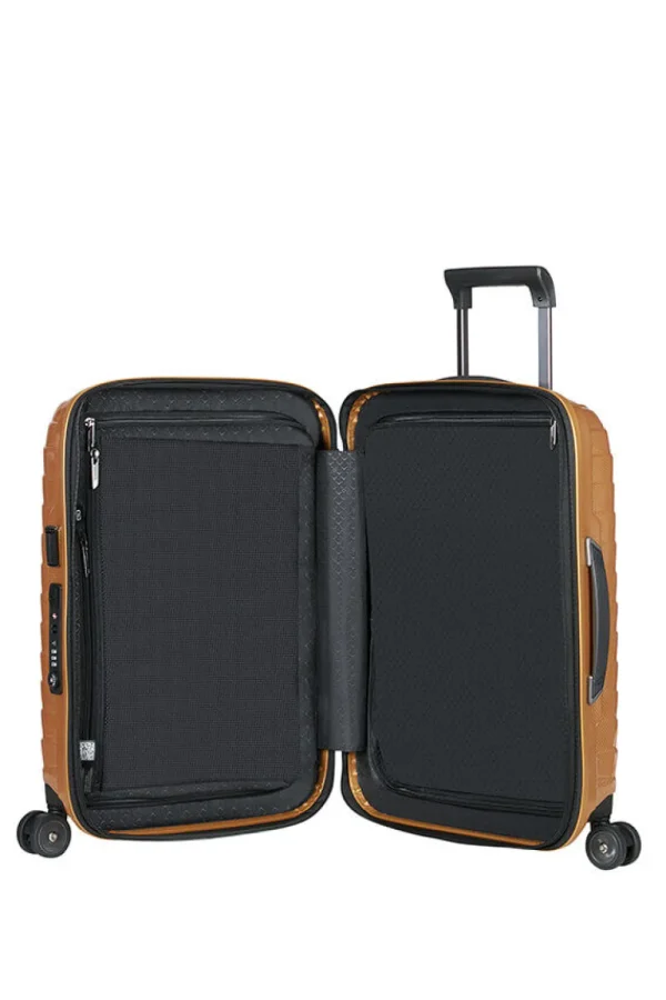 Samsonite Proxis Nelipyöräinen laajennettava matkalaukku 55cm Honey Gold Online