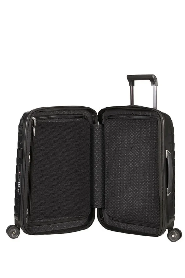 Samsonite Proxis Nelipyöräinen laajennettava matkalaukku 55cm Black New