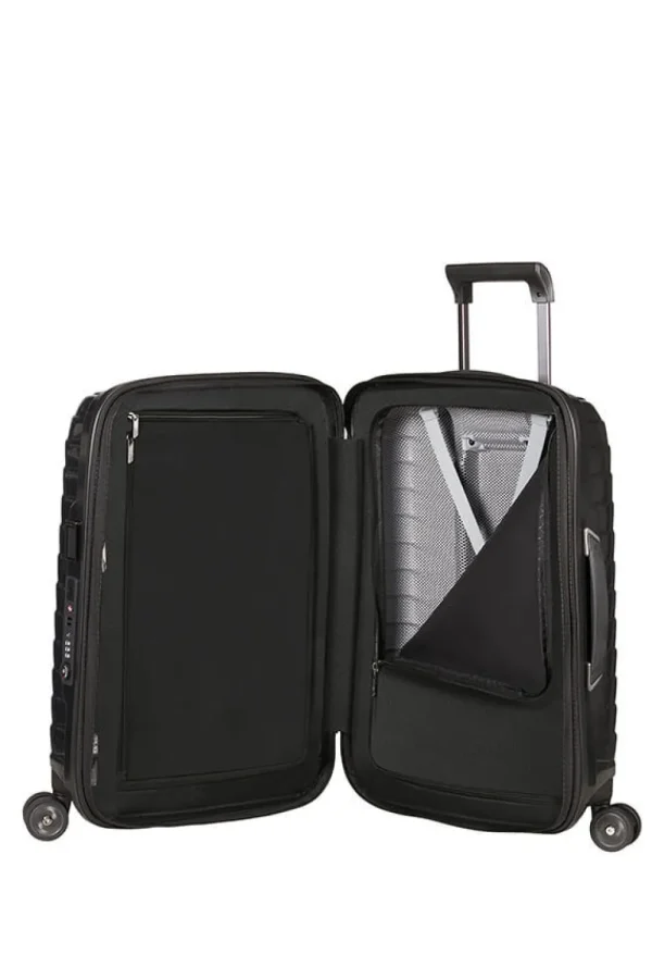 Samsonite Proxis Nelipyöräinen laajennettava matkalaukku 55cm Black New