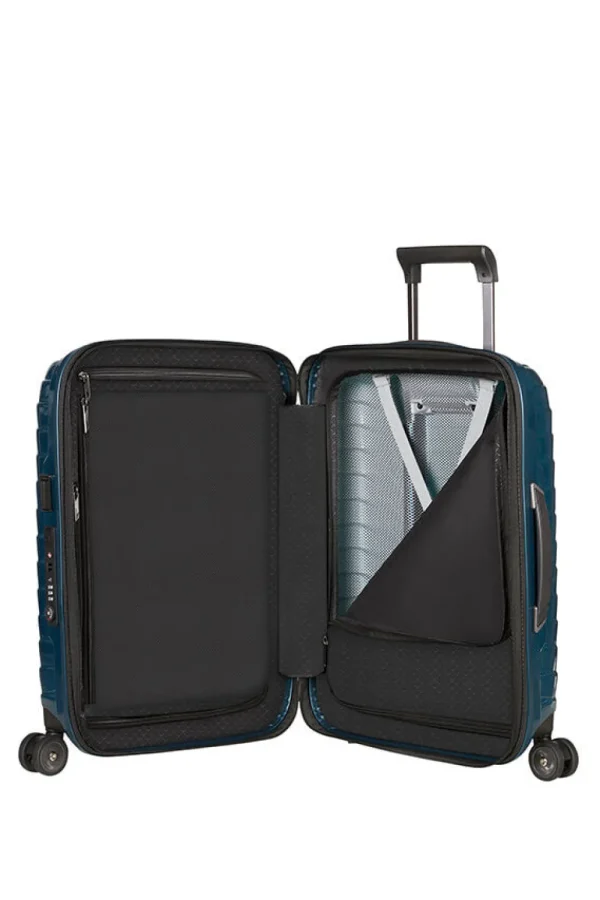 Samsonite Proxis Nelipyöräinen laajennettava matkalaukku 55cm Petrol Blue Hot