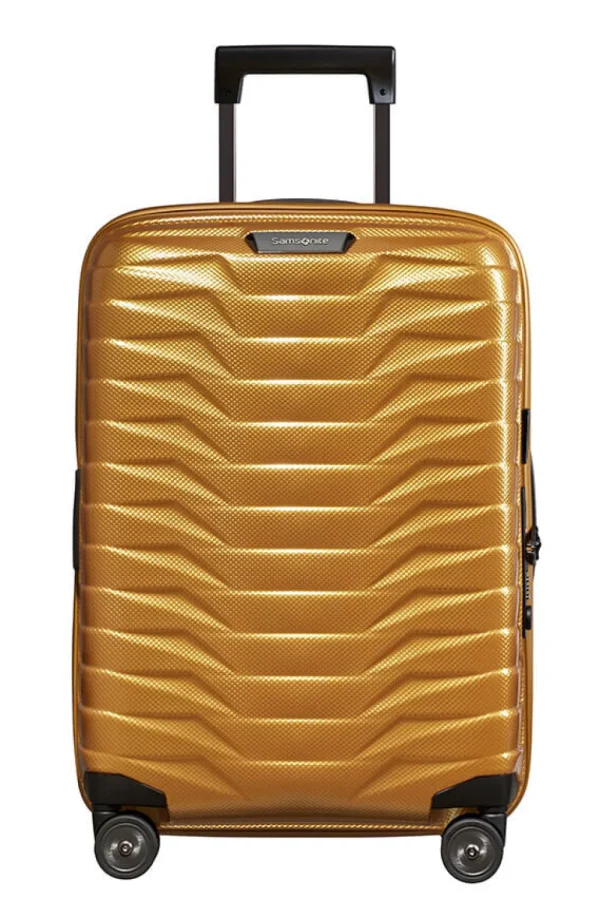 Samsonite Proxis Nelipyöräinen laajennettava matkalaukku 55cm Honey Gold Online