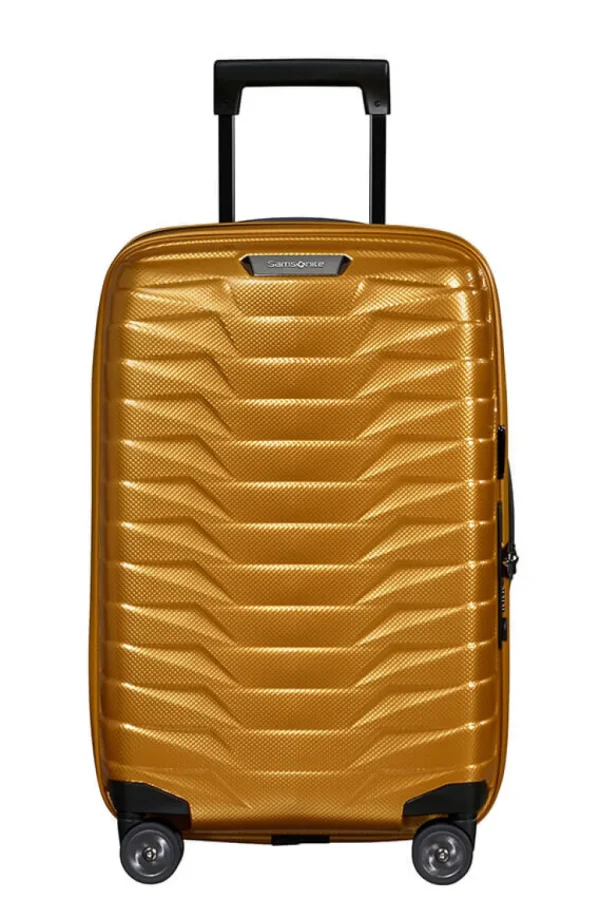 Samsonite Proxis Nelipyöräinen laajennettava matkalaukku 55cm Honey Gold New