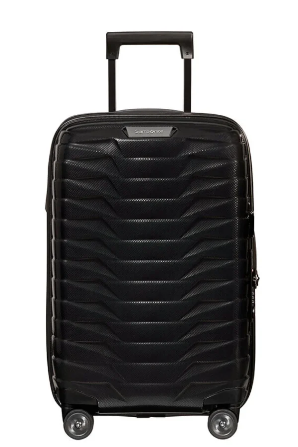 Samsonite Proxis Nelipyöräinen laajennettava matkalaukku 55cm Black Outlet