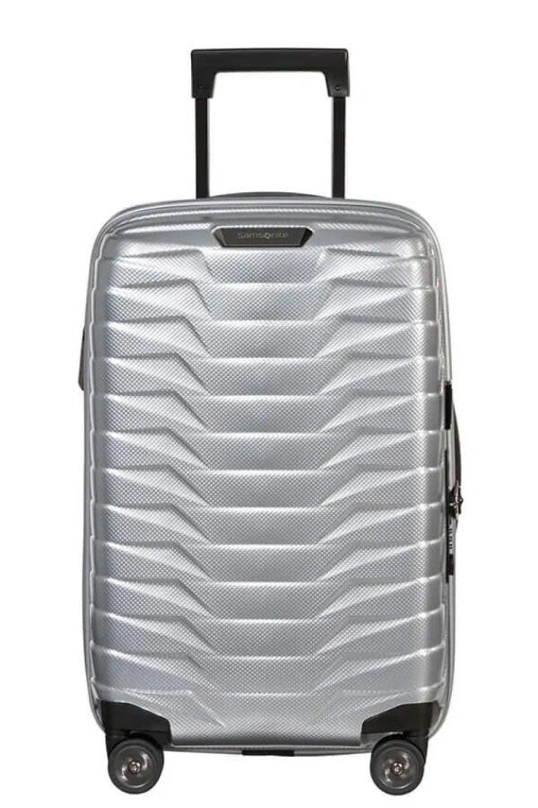 Samsonite Proxis Nelipyöräinen laajennettava matkalaukku 55cm Silver Fashion