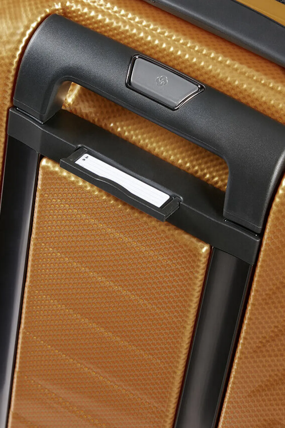 proxis_nelipyrinen_laajen_4-7.webp Samsonite Proxis Nelipyöräinen laajennettava matkalaukku 55cm Honey Gold New