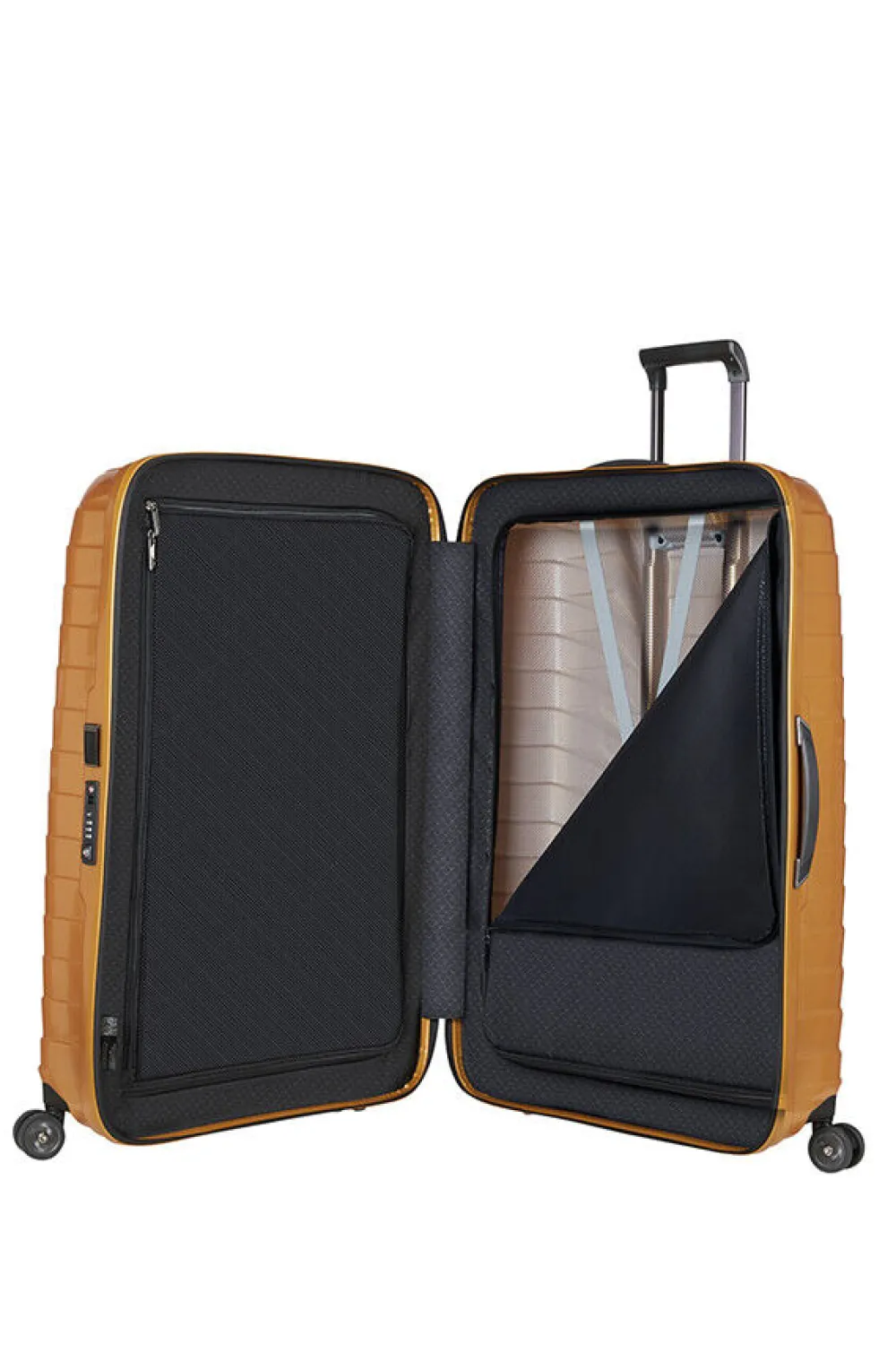 proxis_nelipyrinen_matkal_1-13.webp Samsonite Proxis Nelipyöräinen matkalaukku 81cm Honey Gold Sale