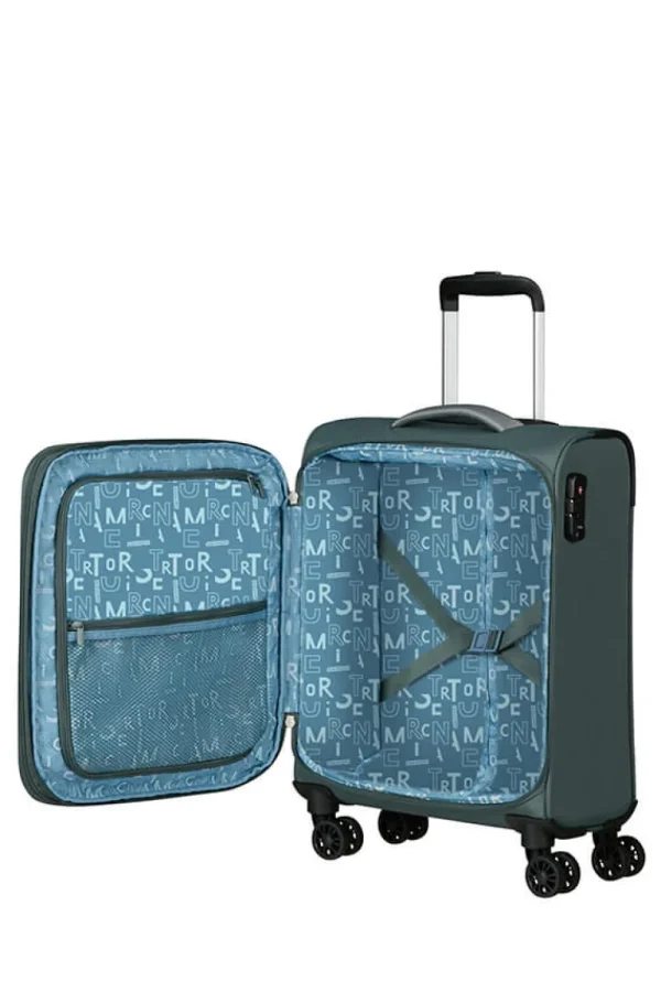 American Tourister Pulsonic Cabin luggage Dark Forest Clearance