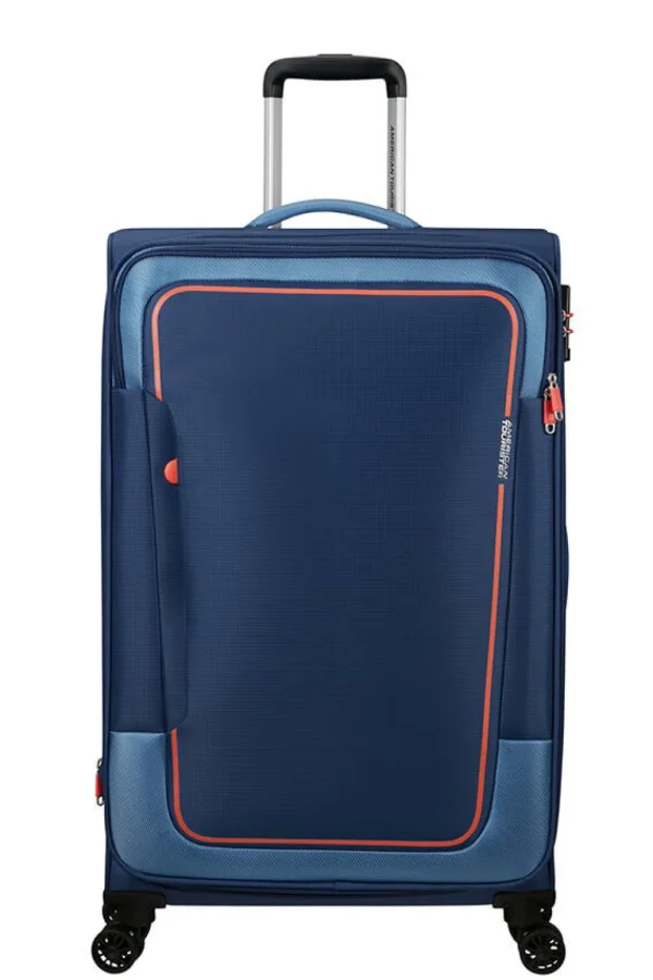 American Tourister Pulsonic Erittäin suuri matkalaukku Combat Navy Fashion