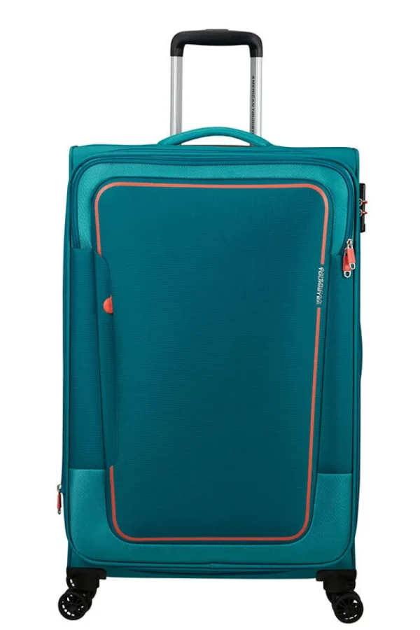 American Tourister Pulsonic Erittäin suuri matkalaukku Stone Teal Fashion