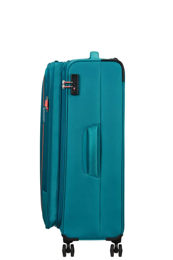 American Tourister Pulsonic Erittäin suuri matkalaukku Stone Teal Fashion