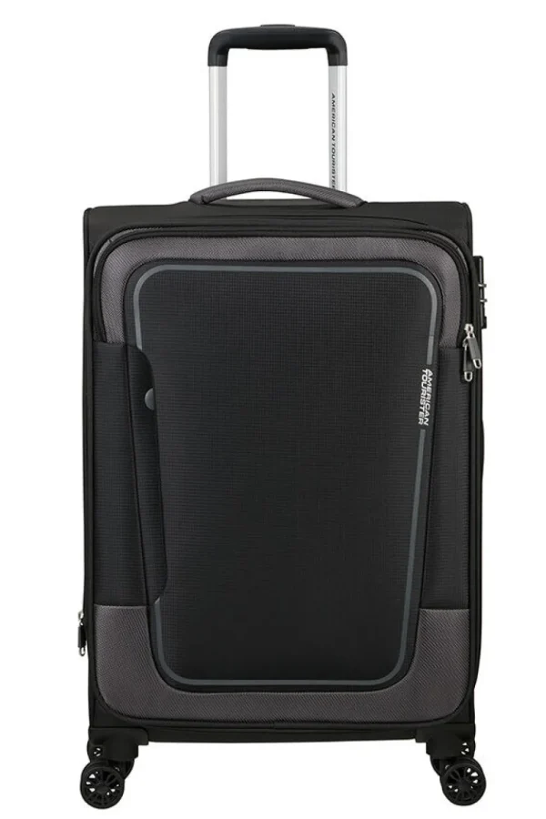 American Tourister Pulsonic Keskikokoinen matkalaukku Asphalt Black Sale