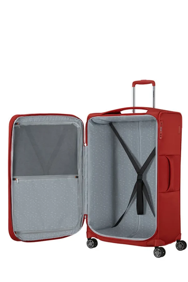 Samsonite Re-Lite Nelipyöräinen laajennettava matkalaukku 78cm Poppy Red Sale