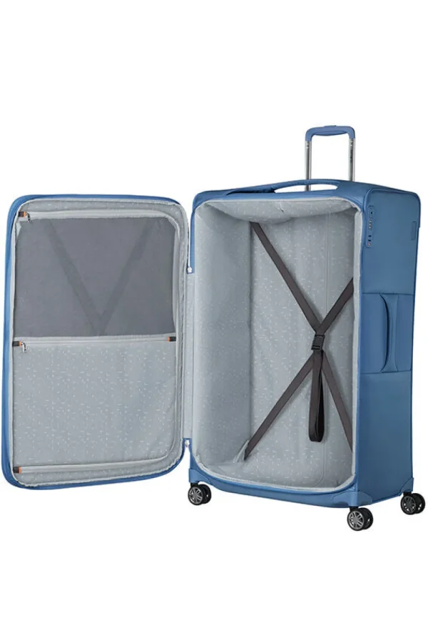 Samsonite Re-Lite Nelipyöräinen laajennettava matkalaukku 83cm Capri Blue Online