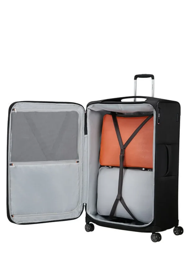 Samsonite Re-Lite Nelipyöräinen laajennettava matkalaukku 83cm Black Fashion