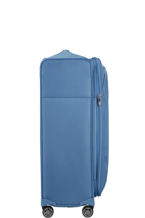Samsonite Re-Lite Nelipyöräinen laajennettava matkalaukku 78cm Capri Blue New