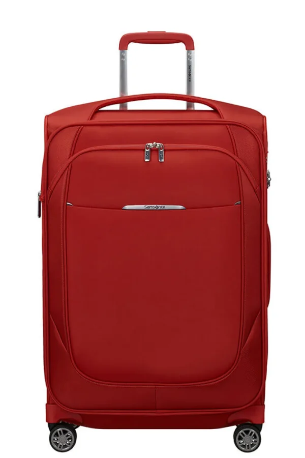 Samsonite Re-Lite Nelipyöräinen laajennettava matkalaukku 67cm Poppy Red Outlet