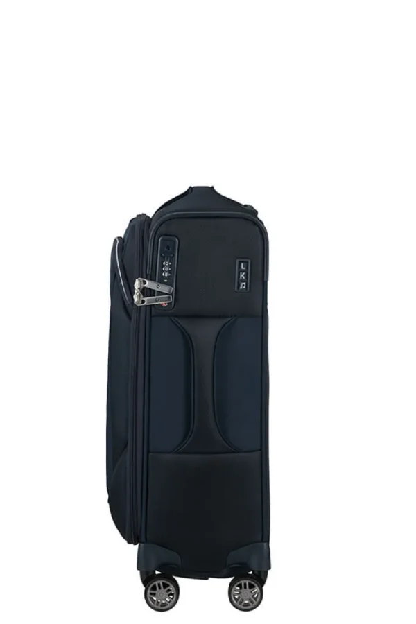 Samsonite Re-Lite Nelipyöräinen laajennettava matkalaukku 55cm Midnight Blue New