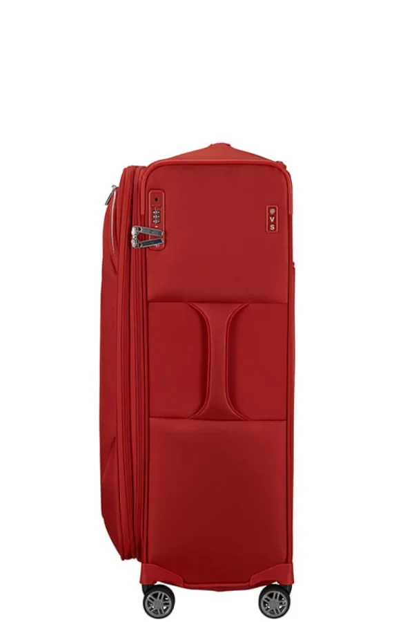 Samsonite Re-Lite Nelipyöräinen laajennettava matkalaukku 78cm Poppy Red Sale