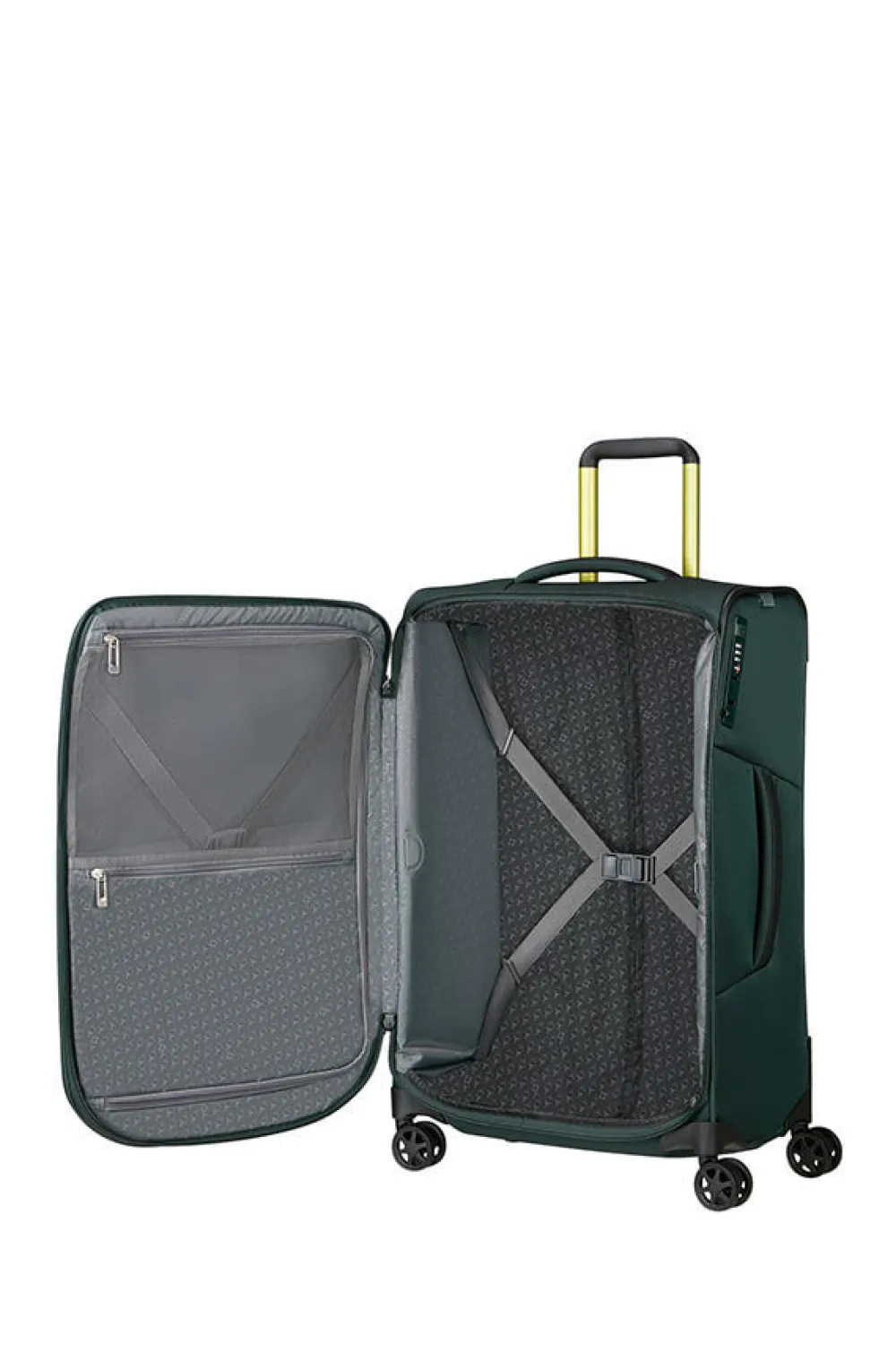 respark_nelipyrinen_laaje_0.webp Samsonite Respark Nelipyöräinen laajennettava matkalaukku 67cm Dark Teal Outlet
