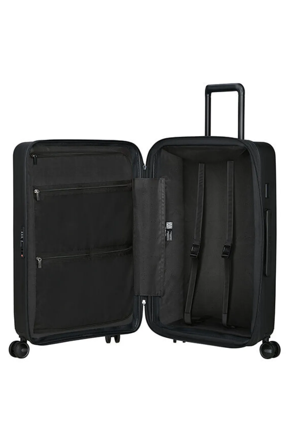restackd_nelipyrinen_laaj_0-6.webp Samsonite Restackd Nelipyöräinen laajennettava matkalaukku 68cm Black Best
