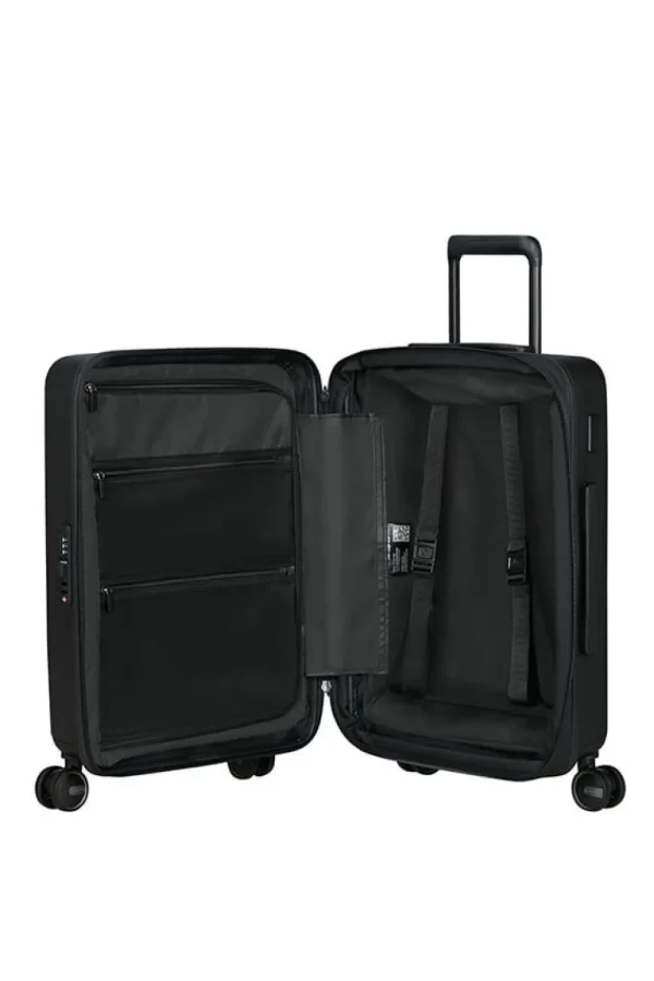 Samsonite Restackd Nelipyöräinen laajennettava matkalaukku 55cm Black Discount