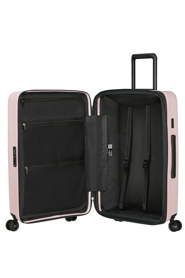 Samsonite Restackd Nelipyöräinen laajennettava matkalaukku 68cm Rose Sale