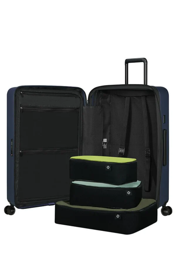 Samsonite Restackd Nelipyöräinen laajennettava matkalaukku 75cm Midnight Clearance