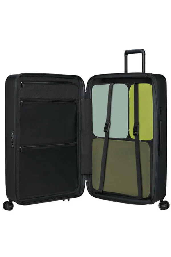 Samsonite Restackd Nelipyöräinen laajennettava matkalaukku 81cm Black Sale