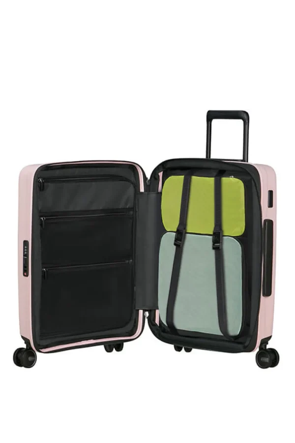Samsonite Restackd Nelipyöräinen laajennettava matkalaukku 55cm Rose Sale