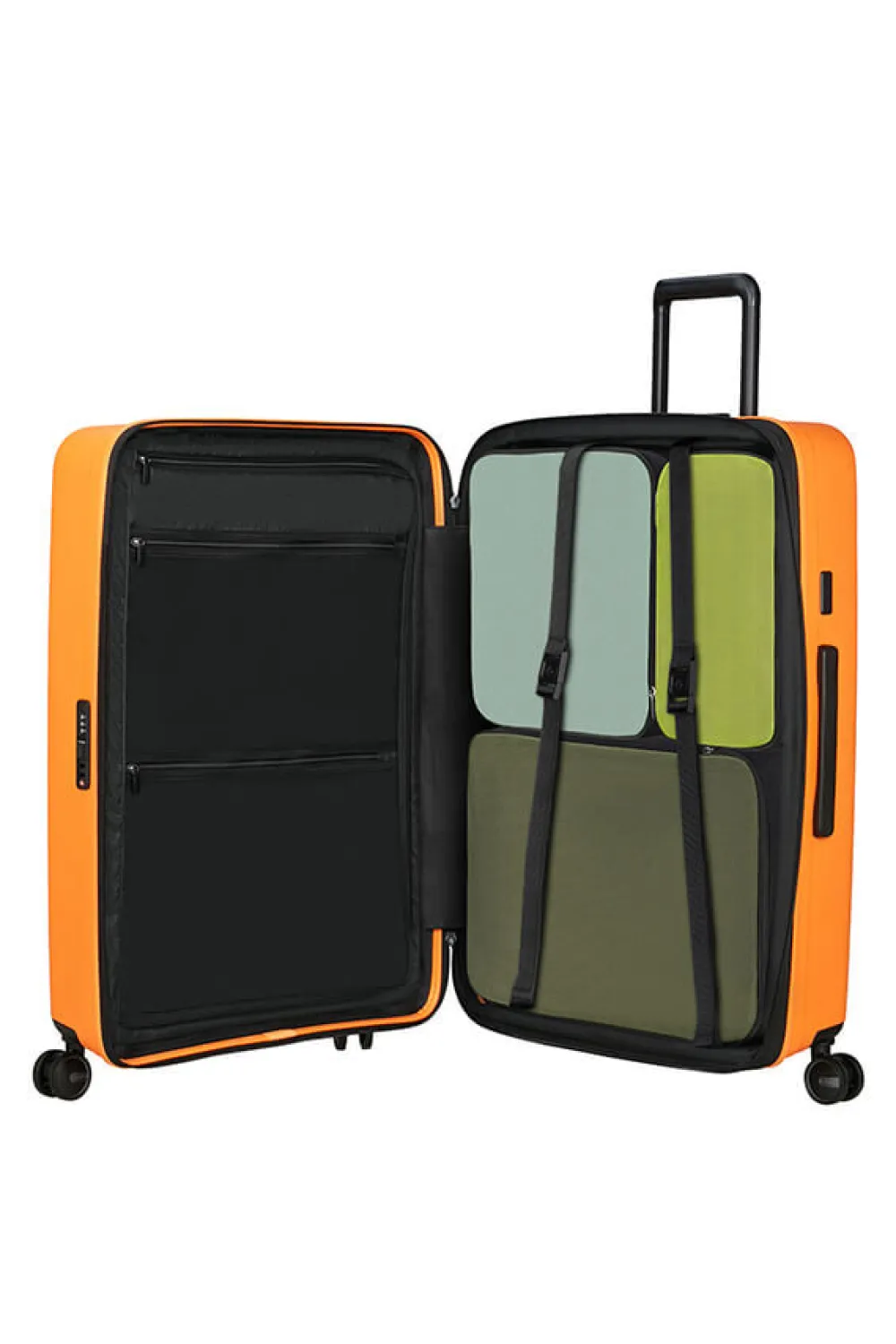 restackd_nelipyrinen_laaj_2-15.webp Samsonite Restackd Nelipyöräinen laajennettava matkalaukku 75cm Papaya Clearance