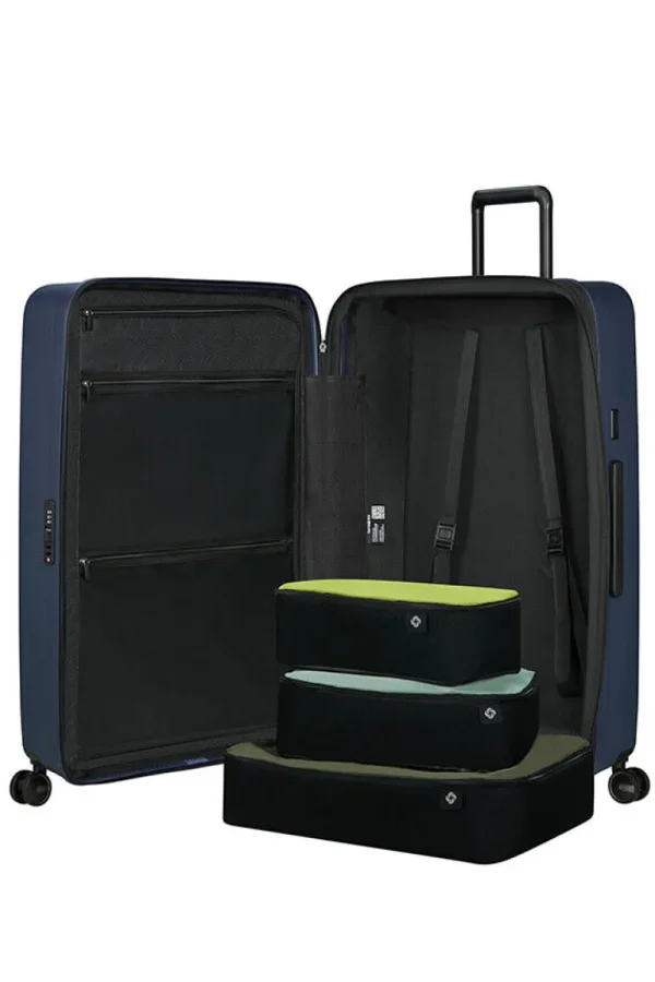 Samsonite Restackd Nelipyöräinen laajennettava matkalaukku 81cm Midnight Clearance