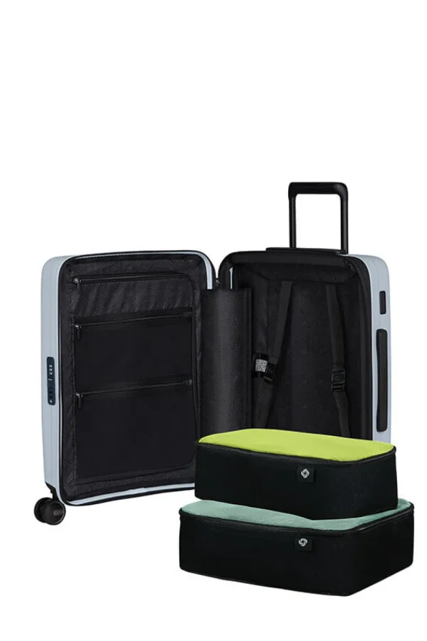 Samsonite Restackd Nelipyöräinen laajennettava matkalaukku 55cm Glacier Fashion