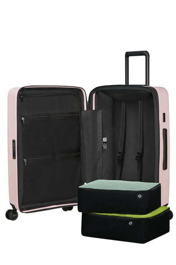 Samsonite Restackd Nelipyöräinen laajennettava matkalaukku 68cm Rose Sale