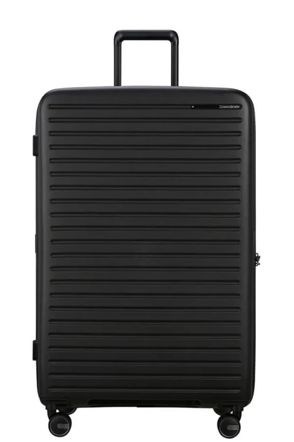 Samsonite Restackd Nelipyöräinen laajennettava matkalaukku 81cm Black Sale