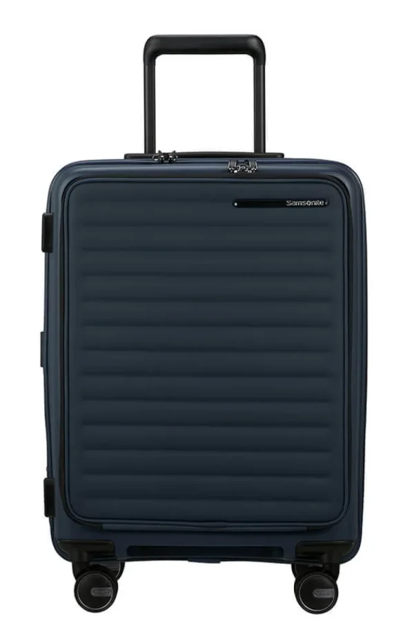 Samsonite Restackd Nelipyöräinen laajennettava matkalaukku 55cm Midnight Sale