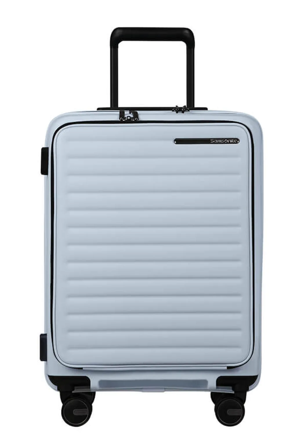 restackd_nelipyrinen_laaj_4-28.webp Samsonite Restackd Nelipyöräinen laajennettava matkalaukku 55cm Glacier Clearance