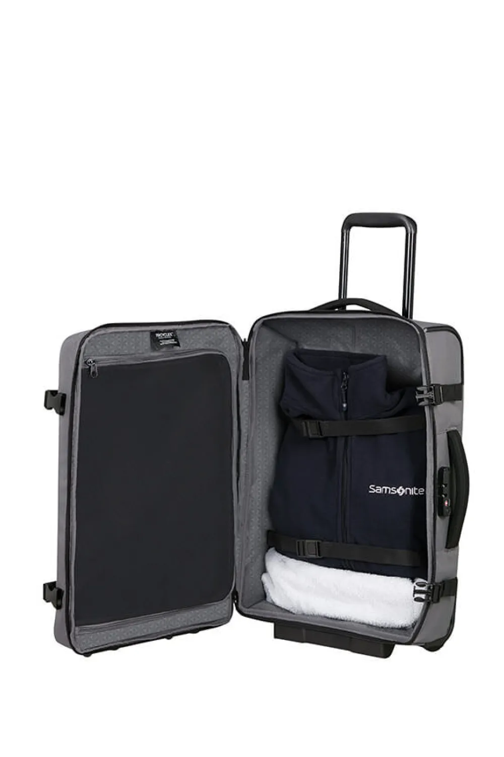 roader_matkakassi_pyrill__0-3.webp Samsonite Roader Matkakassi pyörillä 55cm Drifter Grey New