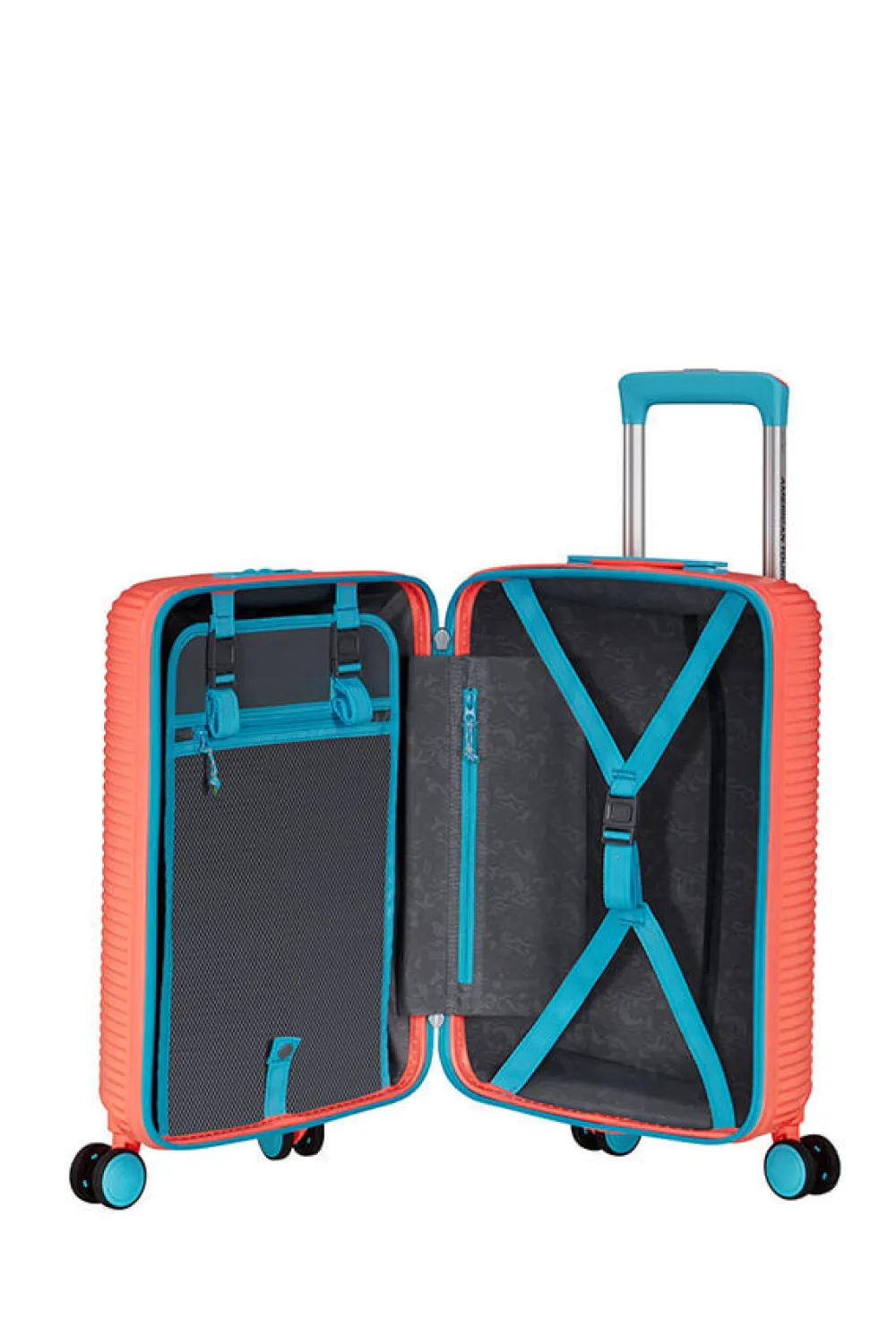 rollio_lentolaukku_0-2.webp American Tourister Rollio Lentolaukku Coral/Blue Online