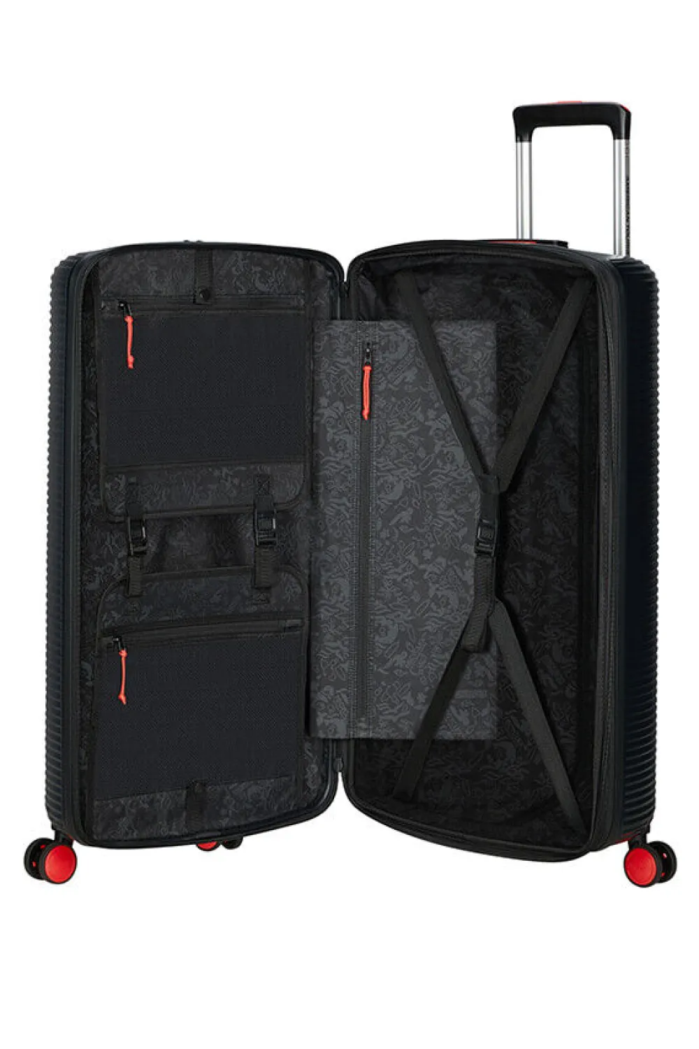 rollio_suuri_matkalaukku_0.webp American Tourister Rollio Suuri matkalaukku Black/Red Hot