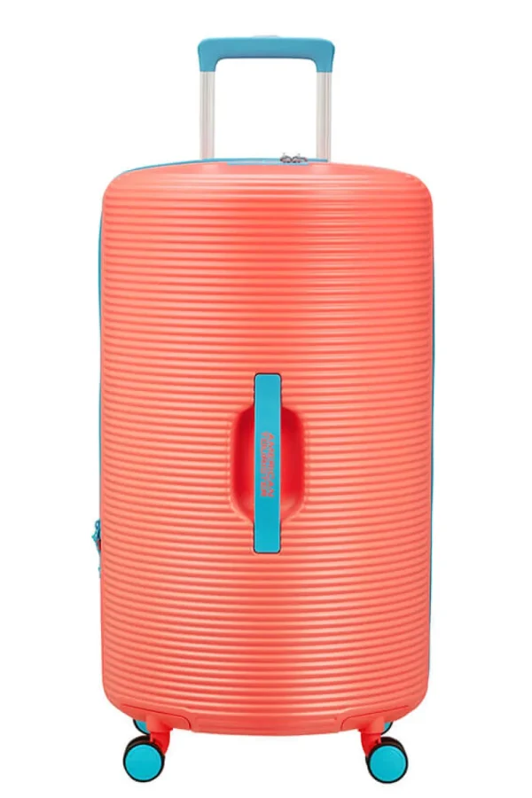 American Tourister Rollio Suuri matkalaukku Coral/Blue Discount