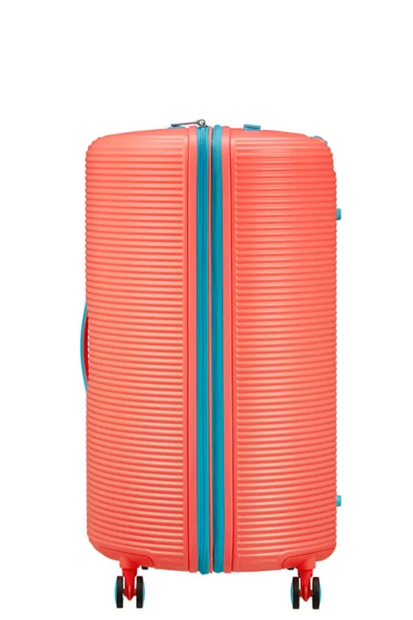 American Tourister Rollio Suuri matkalaukku Coral/Blue Discount