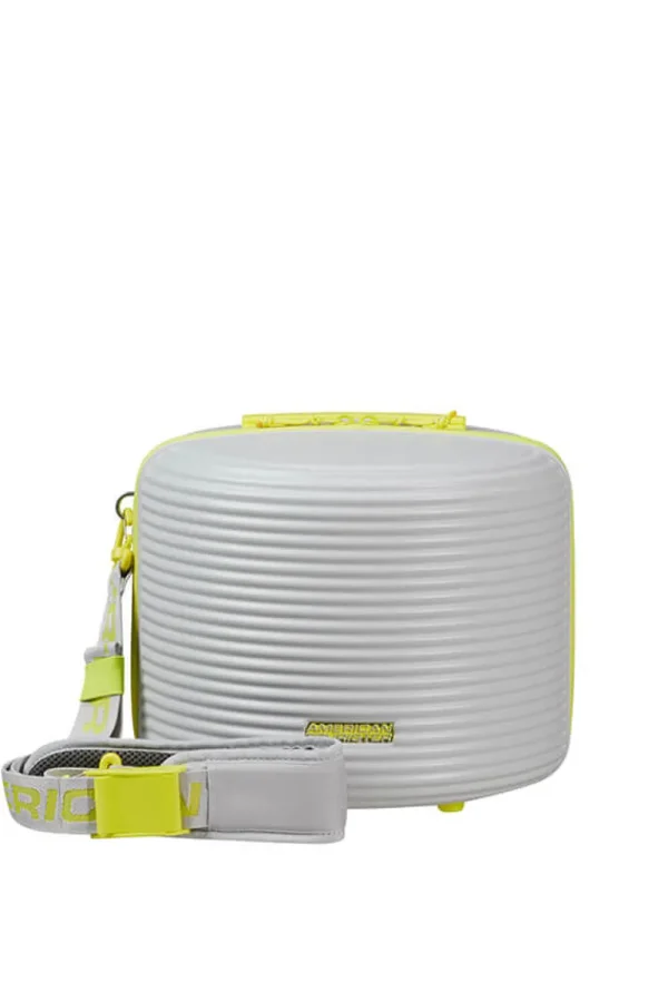 American Tourister Rollio Toilettilaukku Light Grey/Lime Fashion
