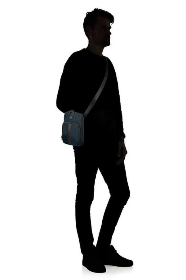 Samsonite Sacksquare Olkalaukku S Blue Hot
