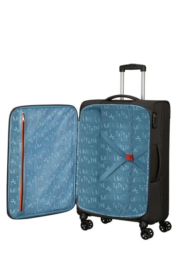 American Tourister Sea Seeker Keskikokoinen matkalaukku Charcoal Grey New