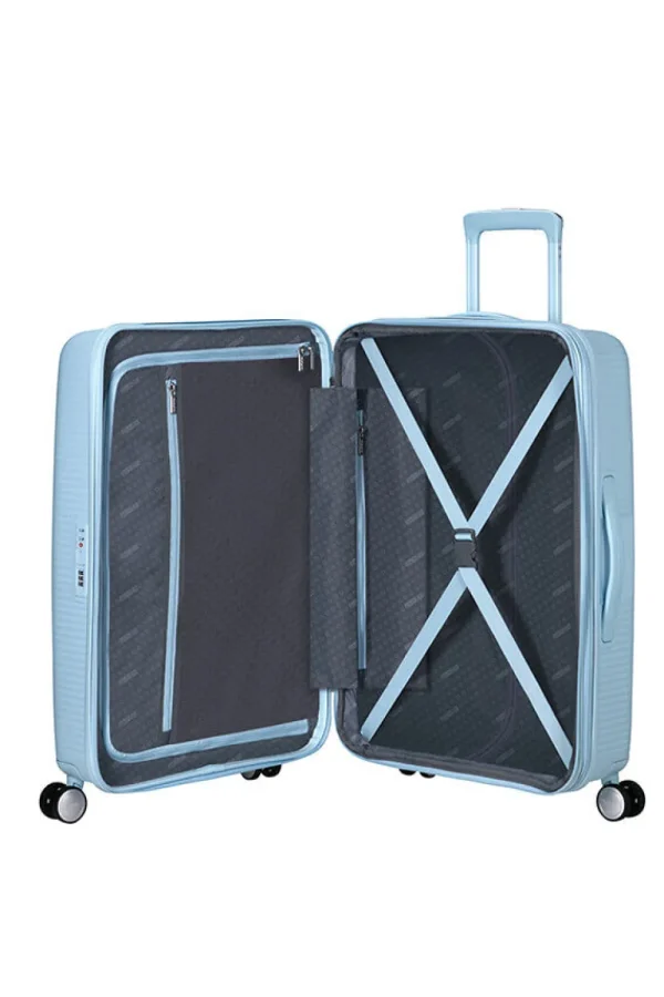 American Tourister SoundBox Keskikokoinen matkalaukku Pastel Blue Clearance