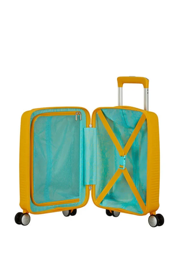American Tourister Soundbox Mini Lentolaukku Golden Yellow Discount