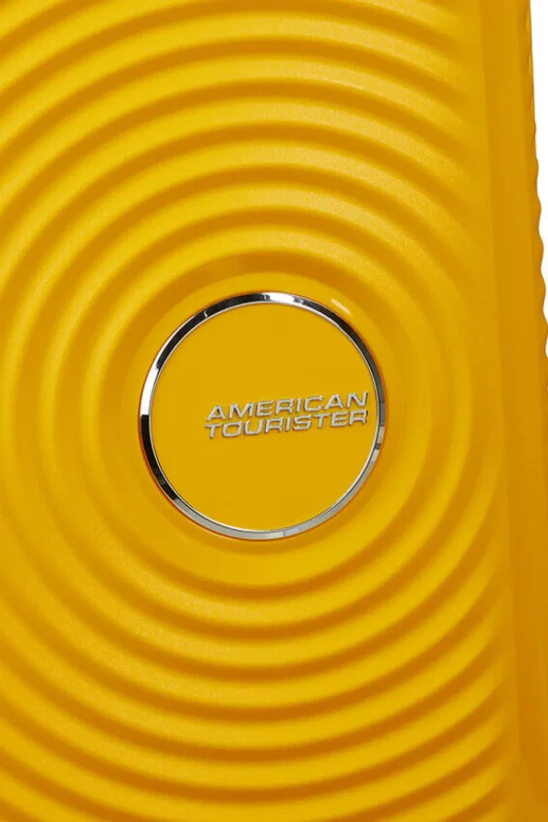 American Tourister Soundbox Mini Lentolaukku Golden Yellow Discount